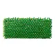 Cerco Exterior Hojas 100x200 cm Plástico Verde y Café