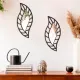 Espejos Decorativos Negros en Forma de Lágrima (Set de 2)