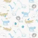 Papel Tapiz Dream World COD. 5187-1 – Diseño Animales Safari – Rollo de 15 m²