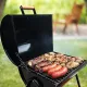 Parrilla al Carbón Portátil de Mesa Meat Master Acero Inoxidable 39x61x29cm
