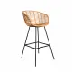 Silla Alta de Bar Lincon Marrón Claro 75 cm  