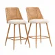 Silla de Bar Ratán PE Moderno Juego 2 Piezas