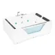 Jacuzzi hidroplis rectangular selene blanco medida 120 x 170 