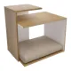 Mesa Lateral con Asiento para Mascota Melamina