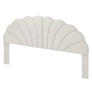 Cabecera de pared de pétalos tamaño king 