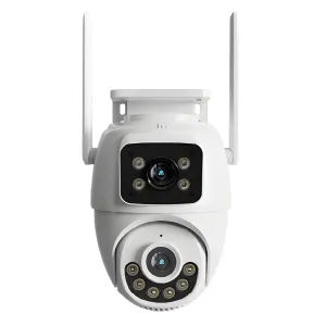 Cámara inteligente Wi-Fi de doble lente PTZ