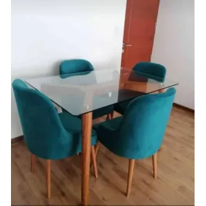 Comedor Vintage Rectangular 4 sillas Monika