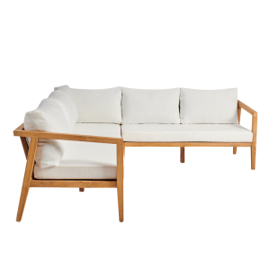 Sofá modular de madera ideal para interior 