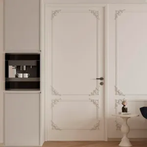 Kit de Molduras de Pared Prefabricadas con Esquinas – Listo para Instalar