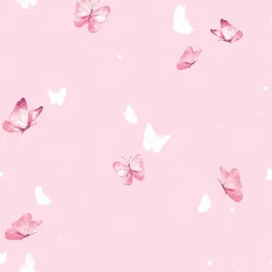 Papel Tapiz Dream World COD. 5177-1 – Diseño de Mariposas Rosadas – Rollo de 15 m²
