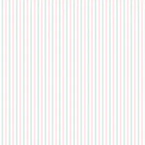 Papel Tapiz Infantil COD. 5147-2 – Rayas Pastel Rosado y Celeste – Rollo de 15 m²