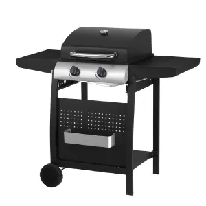 Parrilla a Gas 110x135x60cm 2 Quemadores
