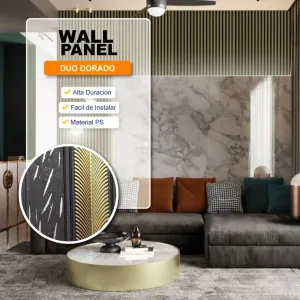 Wall Panel Duo dorado QE1