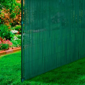 Cerco Enrollable PVC Verde 300x100cm