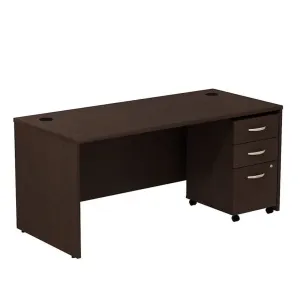 Escritorio Lineal Móvil en Melamina