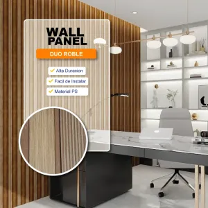 Wall panel roble duo QC1