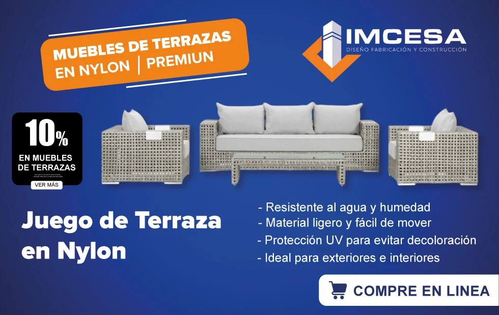 Muebles para terraza en nylon
