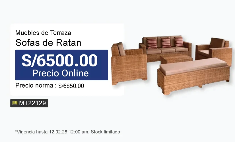 Sofa de ratan