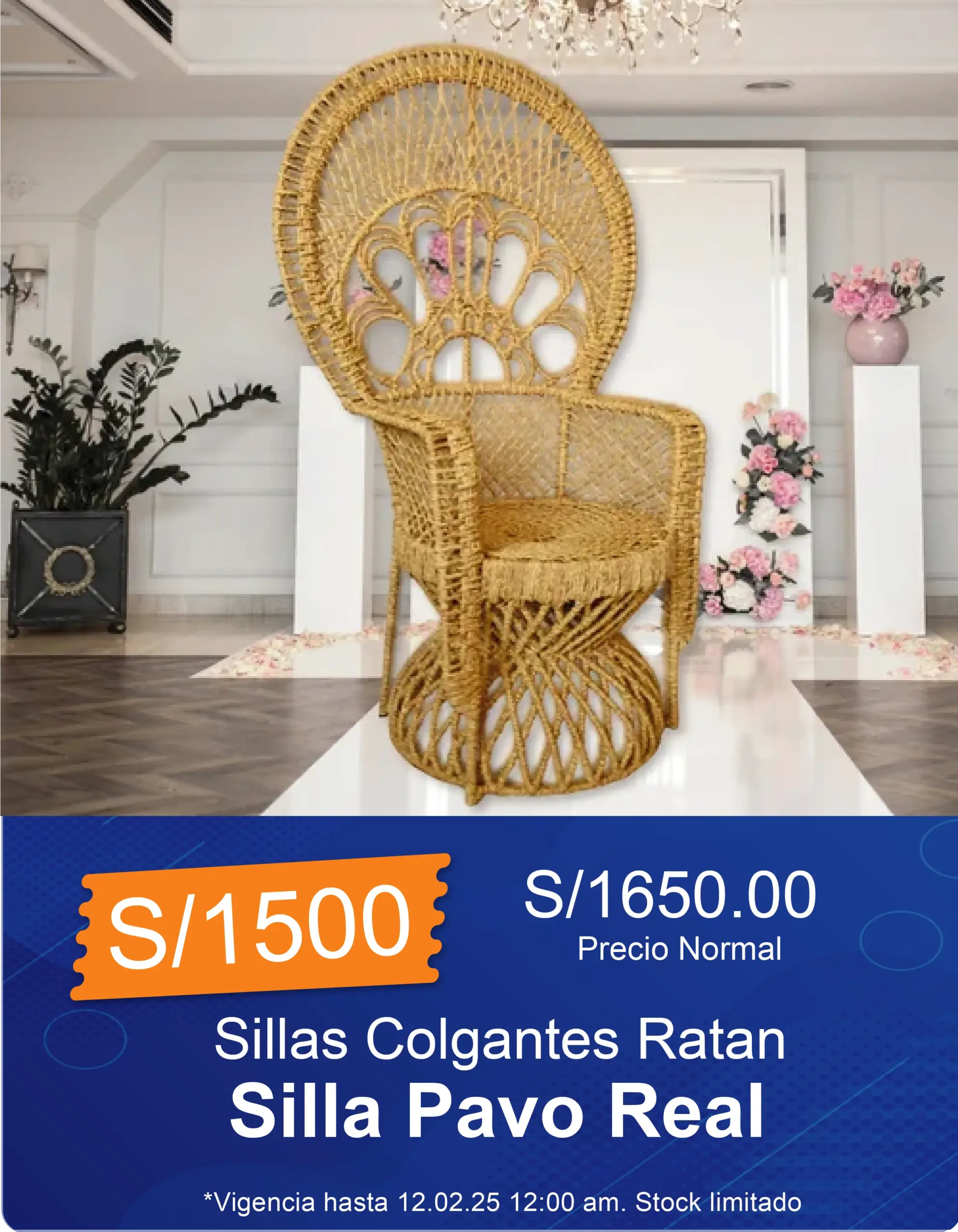 Silla pavo real