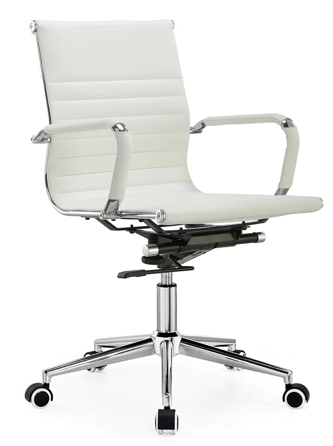 Silla Gerencial blanco y Negro RTA-9050B