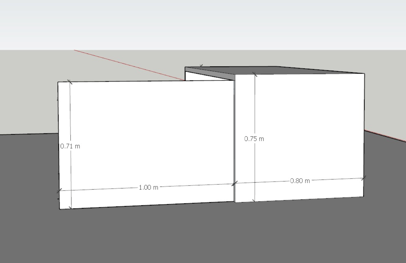 Escritorio Gerencial KERIAM. Melamina de 36mm. Medidas Credenza 180 largo x 65 cm de alto - Imagen 5