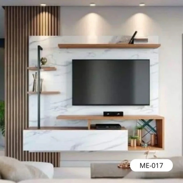 Centro de Entretenimiento Panel TV Marmol zebra